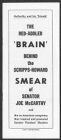 Red-addled brain behind the Scripps-Howard smear of Joseph McCarthy cover